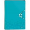 Aktovka s přihrádkami Leitz WOW, PP, ledově modrá