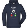 Fajntričko Mikina - Futbal volá, musím ísť Phone, Farba tmavo modrá, Strih/ Variant Pánsky/UNISEX