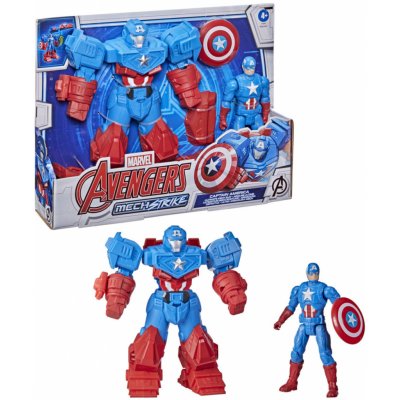 Hasbro Avengers Mech Strike figúrka deluxe 15cm Captain America (hF1669)