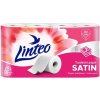 Linteo Satin toaletný papier 3 vrstvový 8rolí