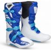 UFO ELEKTRON BO007-C motokrosové čižmy bielo-modré 42