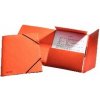 Esselte Obal prešpánový s gumičkami oranžový