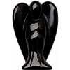 Nefertitis Obsidián čierny anjel strážny NF42430 - M - cca 3 cm