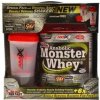 Anabolic Monster Whey + šejkr 2200 g BOX - malina