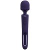 Vive Kiku Rechargeable Double Ended Wand with Innovative G-Spot Flapping Stimulator Purple