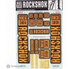 RockShox Decal Kit Neon Orange pro BoXXer/Domain Dual Crown