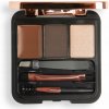 Makeup Revolution Brow Sculpt Kit sada pre dokonalé obočie Dark 2,2 g