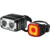 KNOG set svetiel - BLINDER ROAD 600 & MINI REAR - čierna