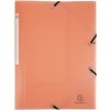 EXACOMPTA Doska s gumičkou A4 koralová