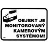 Nová práca, s.r.o. Bezpečnostná tabuľka - Objekt chránený kamerovým systémom