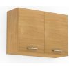 Drevona, REA ALFA UP 006 60x57, buk (REA ALFA UP 006 horná skrinka s dvierkami 60 cm)