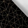 Látka s potlačou nepremokavý polyester TD/NS geometrický vzor - Nola