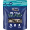 FISH4DOGS Maškrty pre psov DENTAL SEA morská ryba - prúžky 100 g JSS805R