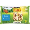 Friskies Puppy VitaFit s kuraťom a mrkvou v šťave 4 x 100 g