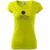 Volejbalová sieť - Dámske tričko Pure - 3XL ( Limetková )