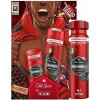 Darčeková sada Old Spice Wolfthorn: sprchový gél, tuhý deodorant a sprej