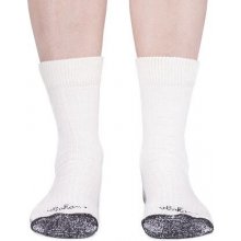 Vlnka Ovčie ponožky Merino so zdravotným lemom 3 páry Krémová