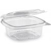 Miska hranatá priehľadná s viečkom 250ml (PET)/50ks