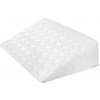 Bellatex Klinový podhlavník s prešitím biela, 80 x 50 x 20 cm