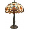 | Brilagi - Tiffany vitrážová stolná lampa MIRABELLA 2xE27/60W/230V | BRT-12028C