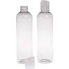 Plastová fľaša, recyklovaná 250ml, disc top priehľadný