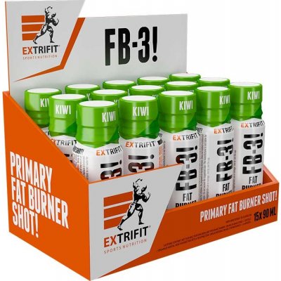Extrifit FB-3! Fat Burner Shot 15 x 90 ml kivi