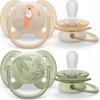 Philips AVENT Cumlík Ultrasoft 0 - 6m Zelená / Hnedá zvier. + Sterilizátor