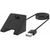 Tactical USB Nabíjací a Dátový Kábel na Stôl pre Garmin Fenix ​​5/6/7, Approach S60, Vivoactive 3 - Čierna KP31213