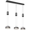 TRIO 326510342 FRANKLIN závesné svietidlo LED 3x9W/1050lm 3000K antracit, switchdimmer
