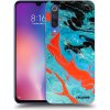 Picasee silikónový prehľadný obal pre Xiaomi Mi 9 SE - Blue Magma