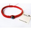 Červený shamballa náramok pre znamenie Škorpión s hematitom (Shamballa náramok s hematitom)