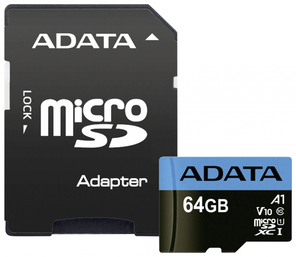 ADATA SDXC 64GB UHS-I U1 AUSDX64GUICL10A1-RA1