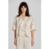 KOŠEĽA GANT REL PALM PRINT SS LINEN SHIRT DRY SAND