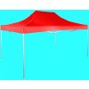 Expodom Rýchlorozkladací nožnicový stan 3x4,5m – hliníkový, Červená, Bez bočných plachiet