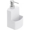 Wenko | WENKO 3620115100 - Dávkovač mydla FESTIVAL 10x18 cm biely | WE0419