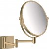 Hansgrohe AddStoris - Kozmetické zrkadlo Ø188 mm, kartáčovaný bronz 41791140