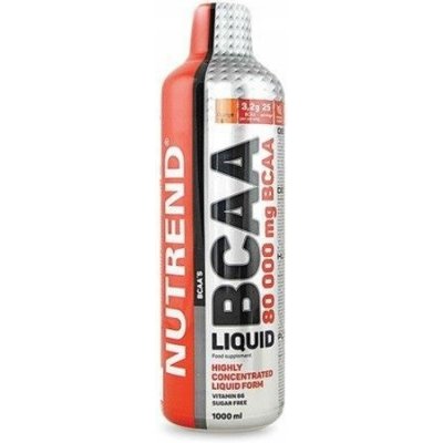 Tekutina BCAA Nutrend BCAA Liquid 80.000 mg 1000 ml Nutrend 1000 g oranžová
