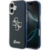 Guess IML 4G Script Metal Logo Zadný Kryt pre iPhone 17 Blue GUHCP17S5HC4MLSB