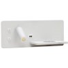 Immax | Immax 08285L-LED Nástenné sviet. s pol., USB a bezdr. nab. LED/3W/230V + LED/3W | IM1408