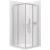CERANO - Sprchovací kút Fabrizio L/P + FastInstall - 5 mm - chróm, transparentné sklo - 80x80x190 cm - posuvný