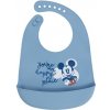 Silikónový podbradník MICKEY MOUSE Blue, 6+, 10429