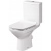 Cersanit CARINA Clean On 480 new - wc kombi 010 3/5 bez sedátka, biela, K31-045
