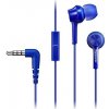 Panasonic RP-TCM115E-A, drôtové slúchadlá, do uší, 3,5mm jack, kábel 1,2m, modrá