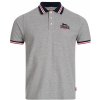 Pánske tričko s golierom Lonsdale Marl Grey šedá XL Lonsdale 4251522389807