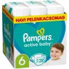 Pampers Active Baby mesačné balenie plienok 13-18kg Junior 6 (128ks) Pampers