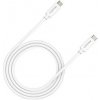 Canyon UC-44, 1 m kábel USB-C / USB-C, 48V/5A, výkon 240W EPR, 400GBPS, pre notebooky, E-mark čip, biely CNS-USBC44W
