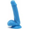 ToyJoy Get Real Happy Dicks Dildo 6 Inch with Balls Blue