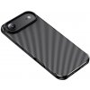 Techsuit - CarbonFiber kryt pre iPhone 17 Air - čierny