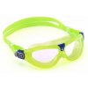 Plavecké okuliare Aqua Sphere SEAL KID 2 XB číre sklá, lime (8491)