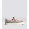 OCA Low Rose Suede Embroidered Flowers Sneaker